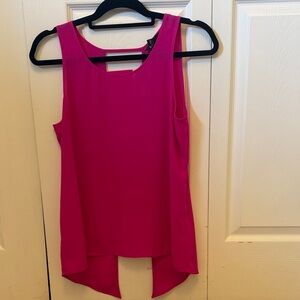 Express Fuchsia Sleeveless Tank Top